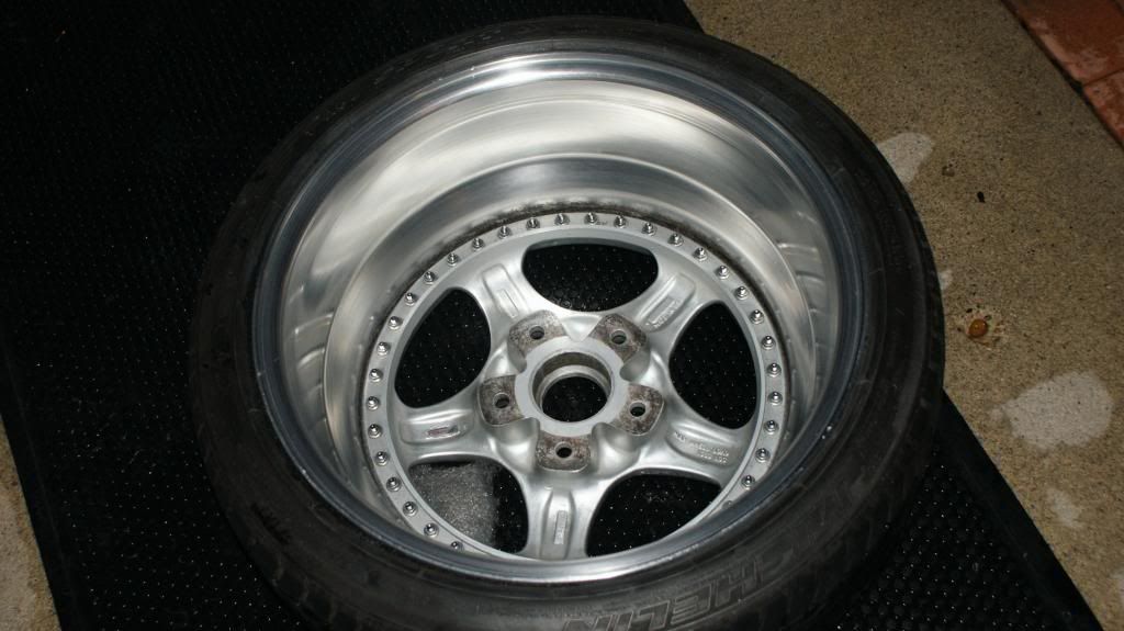 How to remove caked on brake dust?